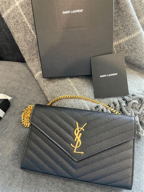 ysl woc medium measurement|YSL monogram wallet on chain.